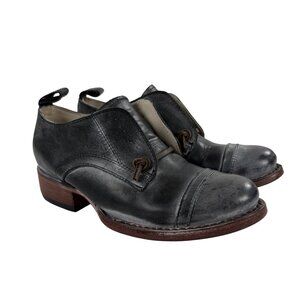 Freebird by Steven Mabel Black Leather Ankle Booties Womens Size 5 NEW